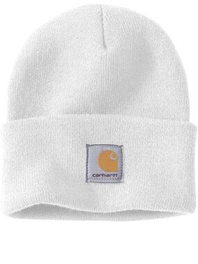 NWT Carhartt WIP Logo Patch Ribbed Beanie